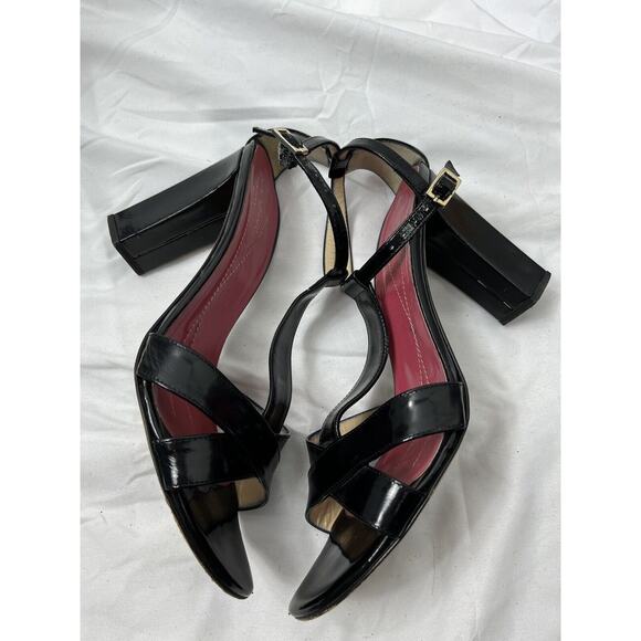 "Kate Spade New York" Black T Strap Heels Size 7B - Picture 4 of 8